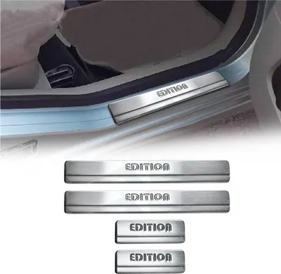 Immagine prodotto di Modanature soglia porta Edition per Ford Fusion 2002-2012 in acciaio inox 4x