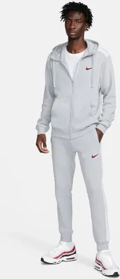 Image de Nike M Nsw Sp Flc Fz Hoodie Bb Wolf Grey/White S