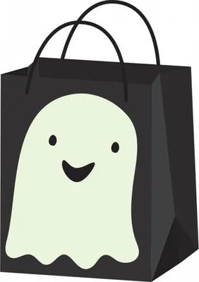 Produktbild von Halloween Geist Trick or Treat Papiertüte für Süßigkeiten