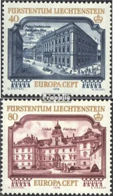 Produktbild von Briefmarken Liechtenstein 1978 Mi 692-693 (kompl.Ausg.) postfrisch Europa