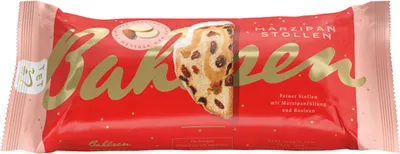 Obrázek produktu pro Bahlsen Marzipan Stollen se sultánkami a jemnou marcipánovou náplní 400g