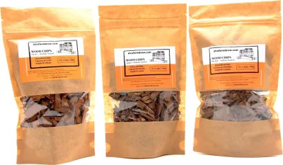 Produktbild von Kirscheholzchips + Akazieholzchips + Kastanieholzchips, Eichenholz Chips Holzspäne Eichenholzspäne