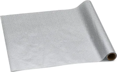 Produktbild von 24x Dekorativer Läufer, Silber, 0,36 x 3 m