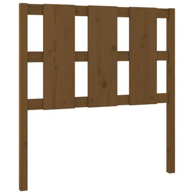 Produktbild von Bett-Kopfteil Honigbraun 105,5x4x100 cm Massivholz Kiefer