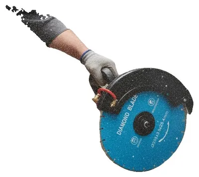 Produktbild von Betonsäge, 3500W Motor, 14-Zoll Klinge, einstellbare Tiefe 0-5,31 Zoll, 3800 U/min Geschwindigkeit, Nassschnitt mit Pumpe