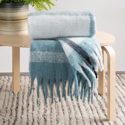 Produktbild von Decke MOHER 5 130x170 blau