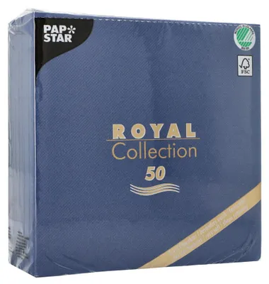 Zdjęcie produktu dla Papstar 11605, Niebieski, Bibułka, Monochromatyczny, 54 g/m², 400 mm, 400 mm