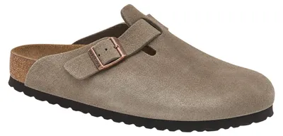 Imagen del producto de Birkenstock Boston Soft Footbed Suede Taupe, sandalias para hombre, EU 46