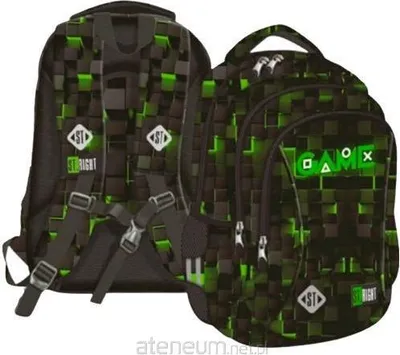 Zdjęcie produktu dla Plecak 3 komorowy BP77 Green Game