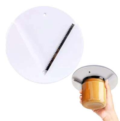 Deckelöffner für Schraubgläser, weiß, 18 cm, für schwache Hände