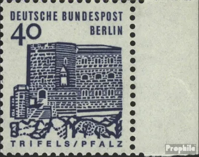 Produktbild von Briefmarken Berlin (West) 1964 Mi 245 Seitenrandstück postfrisch Bauwerke