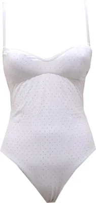 Produktbild von 7052AH costume donna SUNDEK off white rhinestone swimsuit woman