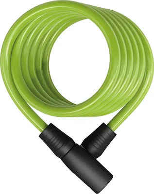 Produktbild von ABUS Spiralkabelschloss Star 4508K/150 - Fahrradschloss aus 8 mm starkem Spiralkabel - ABUS-Sicherheitslevel 2 - Grün