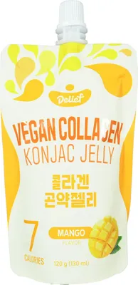 Produktbild von Delief Vegan Konjac Jelly Mango, Collagen, Vegan 120g