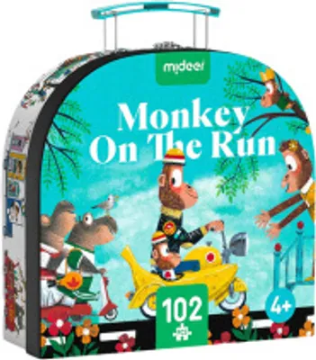 Produktbild von Mideer Puzzle der Affe auf der Flucht 102 Teile