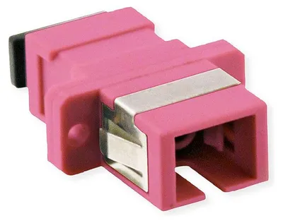 Zdjęcie produktu dla Adapter światłowodowy SC Simplex OM4 z kołnierzem (21.99.0673)
