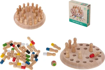 Obrázek produktu pro Creative Corner Paměť puzzle hra čínské zápas barvy dřevěné