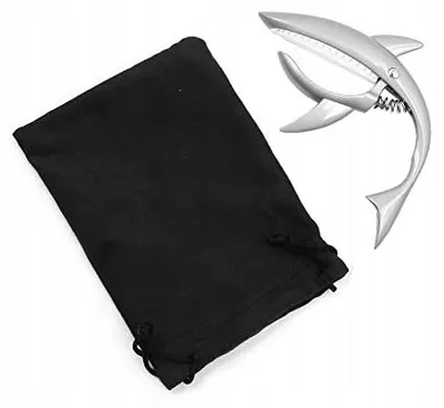 Zdjęcie produktu dla Kapodastr gitarowy shark capo ze stopu cynku klips tonowy do gitary
