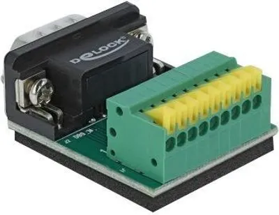 Obrázek produktu pro DELOCK Adapter D-Sub 9 Pin St > Terminalblock 9 Pin