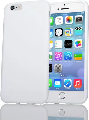 Produktbild von NALIA für IPHONE 6 / 6S Schutzhülle Anti-Slip Silikon Cover Case - Weiß