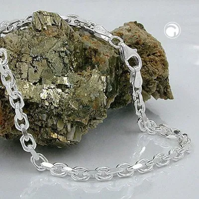 Produktbild von Armband 3,5mm Ankerkette glänzend Silber 925 21cm