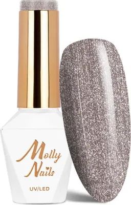 Produktbild von Molly Nails Story Time Let it Snow Hybrid-Nagellack, HEMA/Di-HEMA-frei, 8 g, Nr. 627