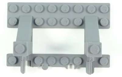 Productafbeelding van Trixbrix Stootblok – rails voor LEGO® City trein, accessoires compatibel met klemblokjes