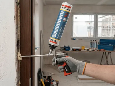 Produktbild von PU-Pistolenschaum 750 ml B2, 1K Montageschaum für Pistole, Bauschaum für Fenster- und Türmontage