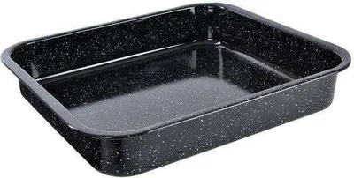 Obrázok produktu pre Plech na pečenie ORION Smaltovaná forma na pečenie s vysokým okrajom 34x24x4,5 cm