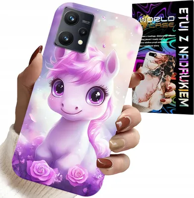 Zdjęcie produktu dla Etui Do Realme 9 5G - Słodki Jednorożec, Wzory Dla Dzieci Case