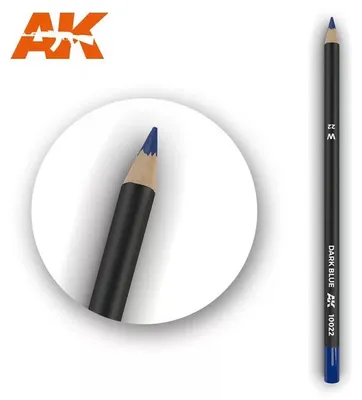 Produktbild von AK Interactive AK10022 - Watercolor Pencil Dark Blue