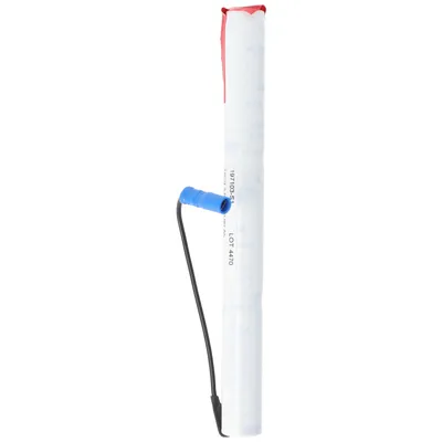 Zdjęcie produktu dla Akumulator do oświetlenia awaryjnego NiCd 3,6 V 860 mAh L1x3 Mignon AA z wtykiem Faston 2,8 mm + biegun oraz przewodem o długości 110 mm i gniazdem Faston 2,8 mm zastępuje model Onelux AA09