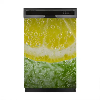 Produktbild von Magnete Dekorative 60x80 cm Küche Magnetmatte Spülmaschine - frische Zitronenscheibe