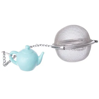 Produktbild von ORION Teeei Teesieb Kräutersieb Teefilter mit Kette 5 cm