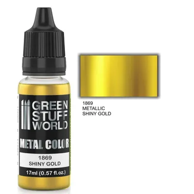 Produktbild von Green Stuff World GSW1869 - Metallic Paint SHINY GOLD - Neu