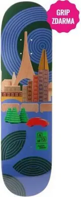 Produktbild von SK8 BOARD HABITAT AUSTYN GILETTE MICROPO - blau - 8,25