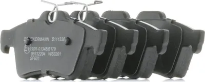 Produktbild von DENCKERMANN B111338 Bremsbeläge Satz Hinten Bremsklötze für FORD FOCUS III Turnier Kuga Mk2 (DM2) Focus II Schrägheck (DA, HCP, DP) Focus II Kombi