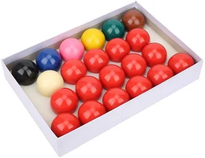 Productafbeelding van Dailygoods- Biljartballen 22 stuks - 52,5 mm - Kunsthars - Glanzend oppervlak - Stabiele rollen - Verbeterde speelnauwkeurigheid - Snookerballen