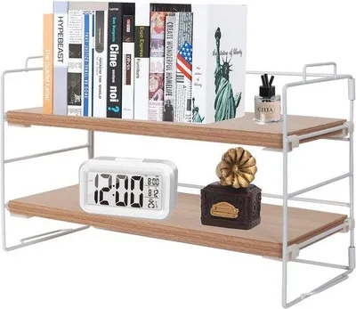 Produktbild von Organizer für Schreibtisch mit Holzregal - Multifunktional