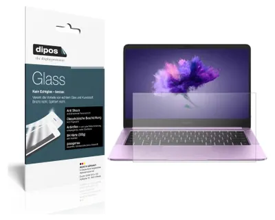 Zdjęcie produktu dla 2x folia ochronna do Honor MagicBook 14 cali matowa - folia antywstrząsowa 9H dipos Glass szkło plastikowe