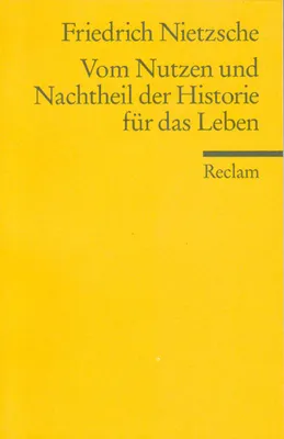 Productafbeelding van Vom Nutzen und Nachtheil der Historie für das Leben