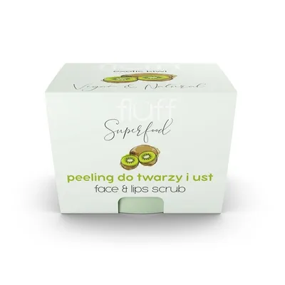 Obrázek produktu pro Fluff Superfood Peeling do twarzy i ust Kiwi, 80 g
