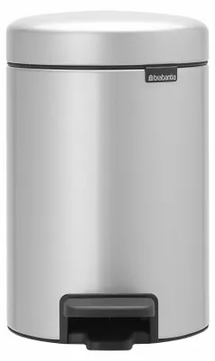 Immagine prodotto di Cestino a pedale NewIcon 3 L con inserto in plastica (L: 16,8 cm, P: 23,5 cm, A: 26,4 cm)