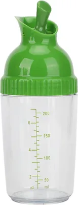 Produktbild von Essig- & Ölspender Salatdressing-Shaker, Behälter, Ausgießer, auslaufsicher, spülmaschinenfest, BPA-frei, für Reisen, hausgemachtes Öl, Salatdressing,