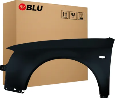 Produktbild von BLU Kotflügel Passend für Audi A6 C5 LIFT LZ9W Links Schwarz EbonySchwarz | 2001-2005 | Vorderseite Vorne | Lackiert | Einbaufertig