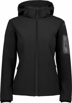 Produktbild von CMP - Damenjacke mit Kapuze und Reißverschluss, Schwarz, S