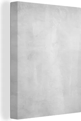 Produktbild von MuchoWow® - Leinwandbilder - Beton - Grau - Zement - Industriell - Strukturiert, Wandbild, Wanddeko Bilder Wohnzimmer, 30x40 cm