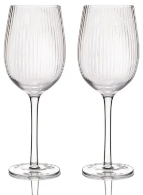 Zdjęcie produktu dla Zestaw kieliszków do wina BarCraft Ridged - 2 szt