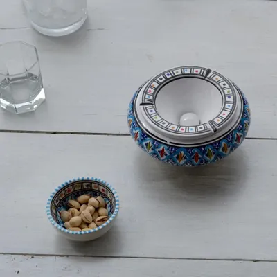 Zdjęcie produktu dla Popielniczka bezdymna Bakir turkusowa - model średni