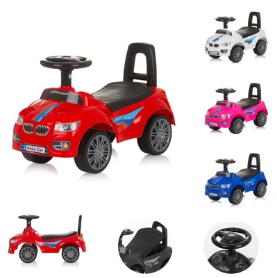 Obrázok produktu pre Chipolino detské autíčko Sprinter úložný priestor pod sedadlom hudobný klaksón opierka červená
